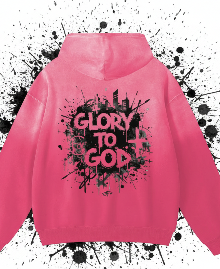 Sunfade "Glory to God "Oversized Hoodie
