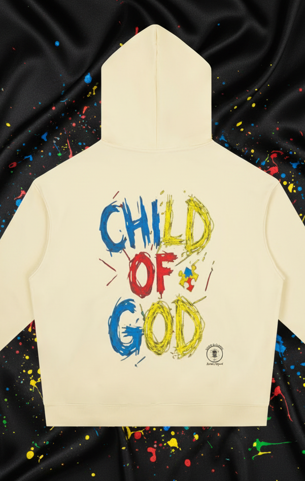 Child of God Autism Awareness Hoodie ( 10% of every hoodie sold goes to an Autism awareness charity )