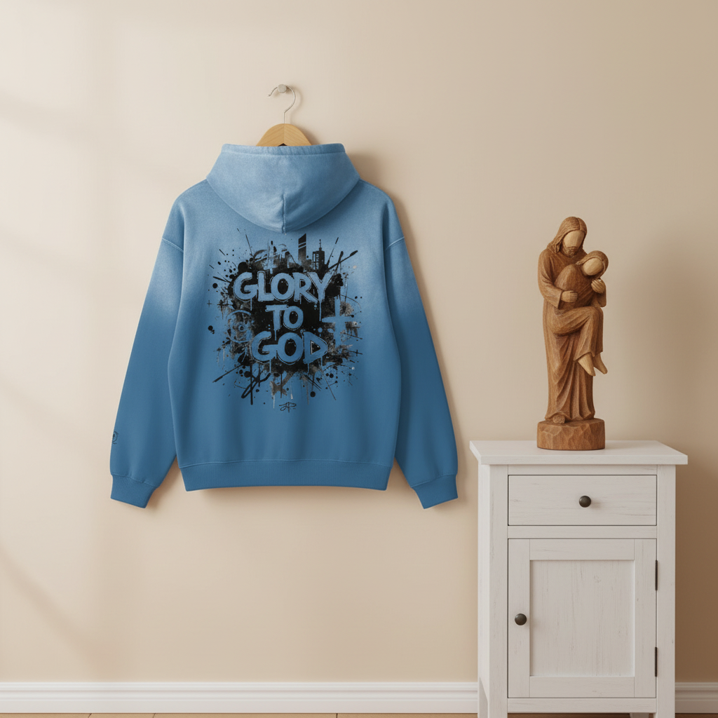 Sunfade "Glory to God "Oversized Hoodie